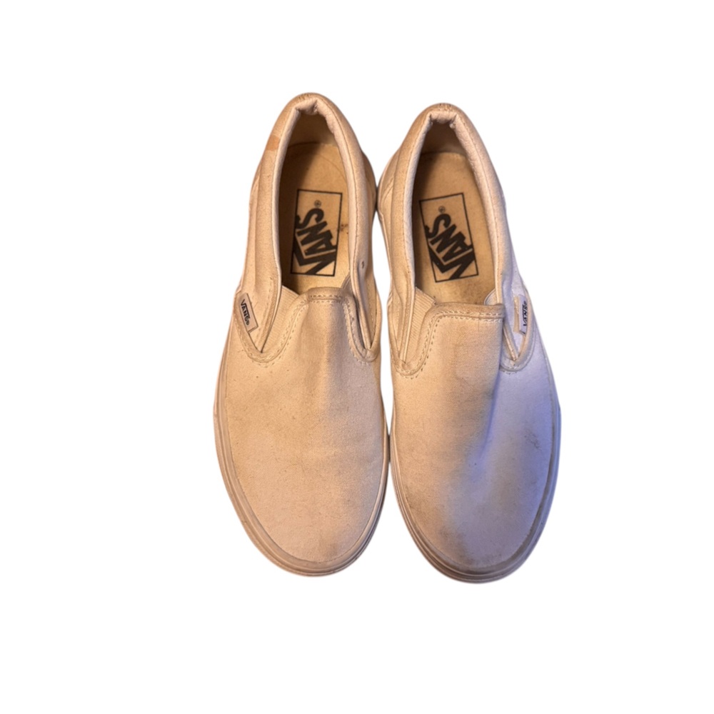 Vans Women’s white Slip-On Sneakers